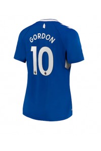 Everton Anthony Gordon #10 Fotballdrakt Hjemme Klær Dame 2022-23 Korte ermer